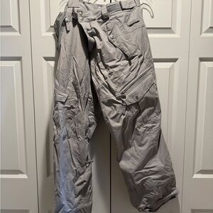 686 Men's Light Gray Snowboard Pants